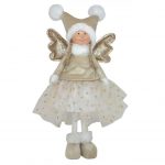 Figurka anděla v bílých šatech 12cm